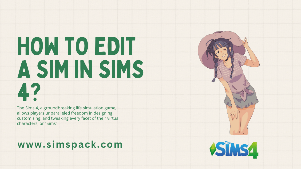How to Edit a Sim in Sims 4